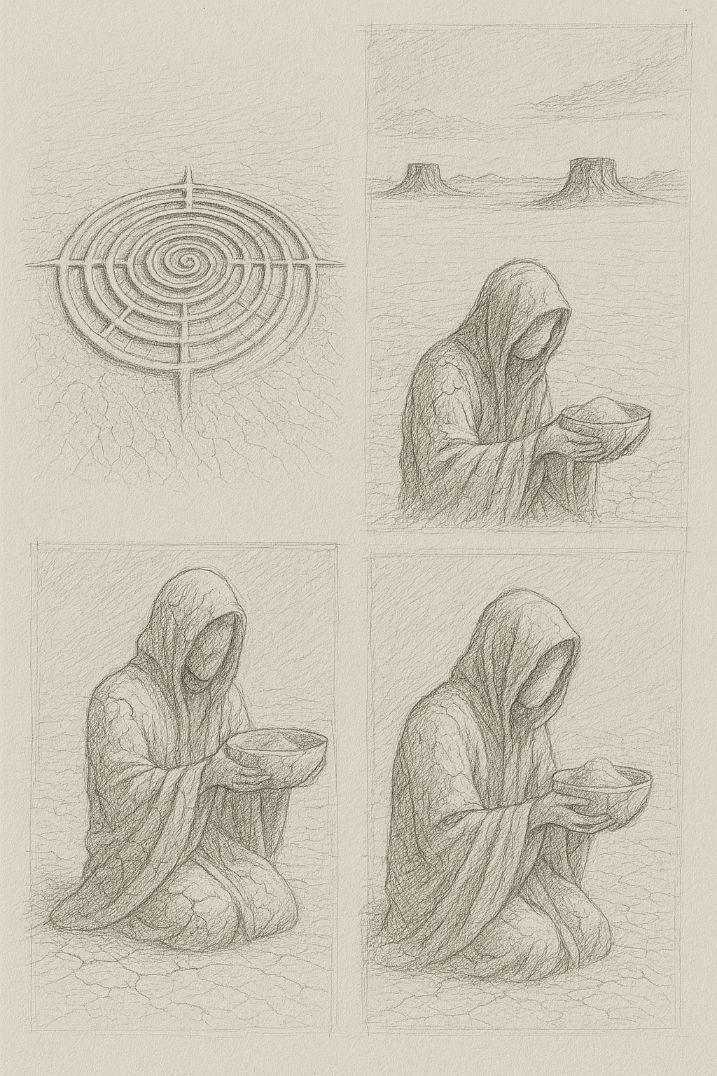 Final sketch exploration of The Hollow